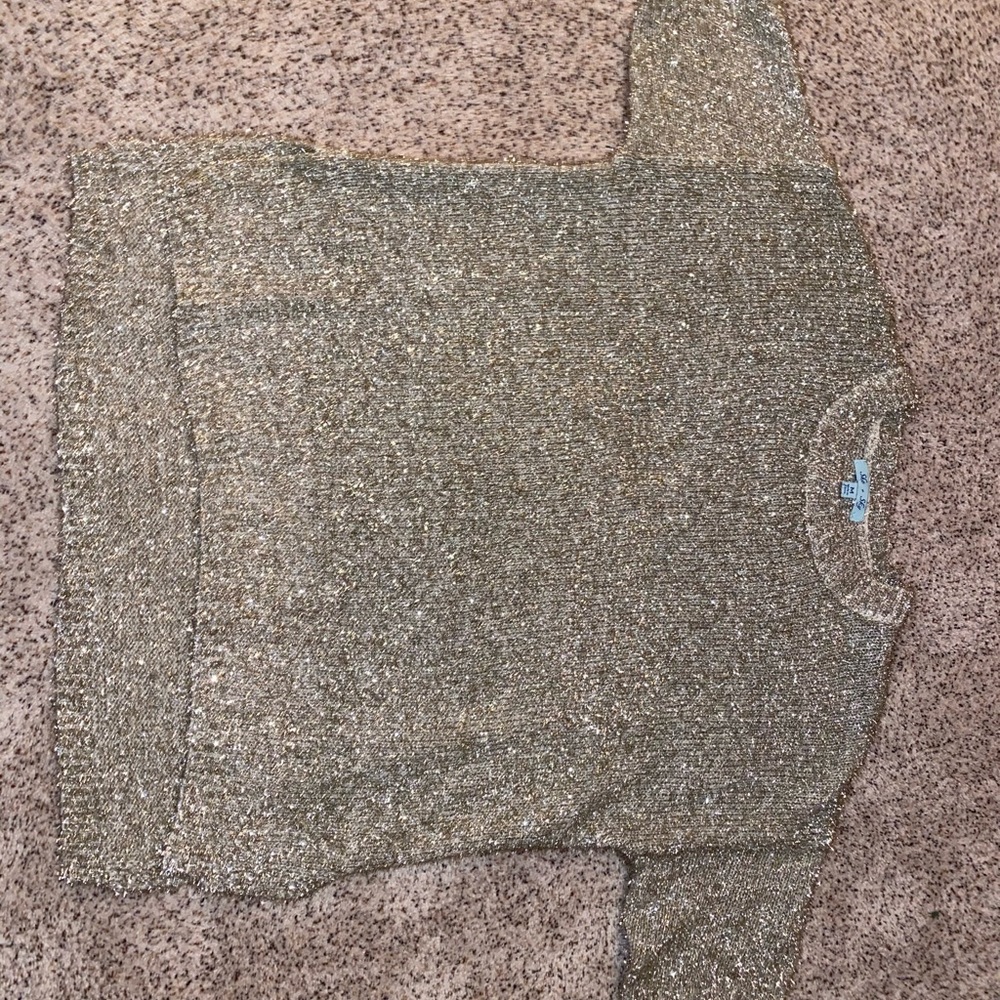 Gold Sparkly Sweater